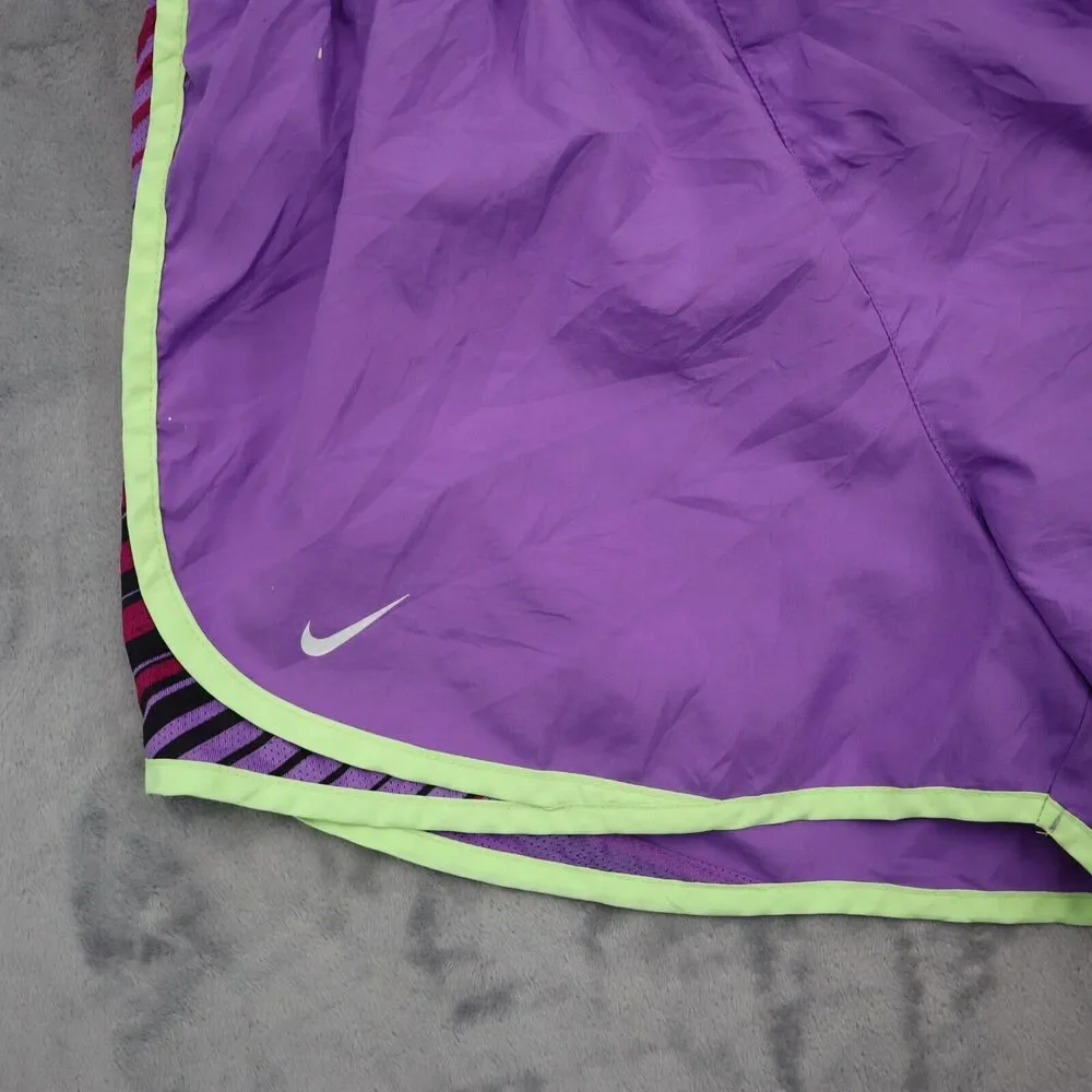 Nike Shorts Womens M Purple Dri Fit Dolphin Style Active Work Out Fitness Bottom